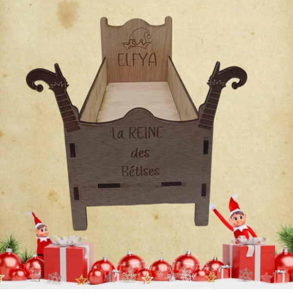 Lit pour lutin farceur personnalisé "La reine des Bêtises" – Image 2